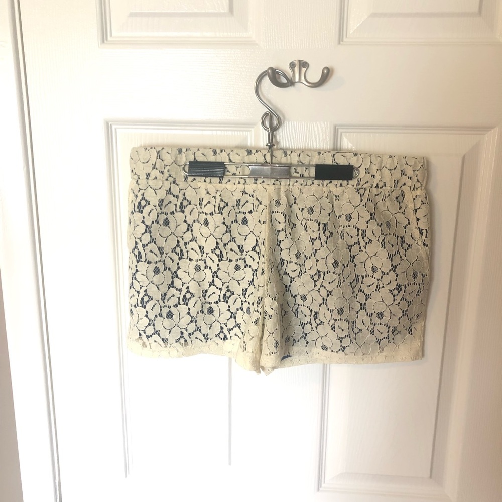 Costa Blanca Lace Shorts